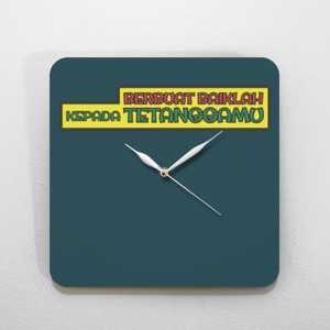 Jam Dinding Berbuat Baik Kepada Tetangga