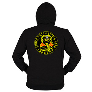 Hoodie Zipper kobra kai