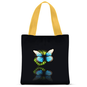 Tas Tote Fullprint Butterfly
