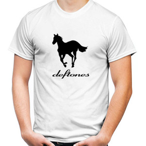 Kaos Deftones White (Jaran mlayu mas) 