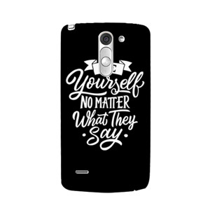 Motivasi - Be YourSelf No Matter What They Say Casing HP