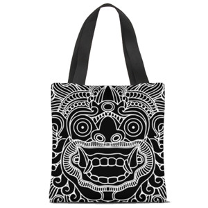 Tas Tote Fullprint Barong Bali 3