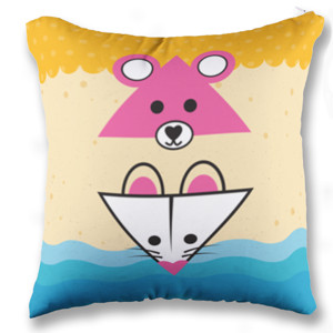 Bantal Nice Mice Rabbit and Fox