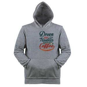 Jaket Hoodie Drown In Coffee
