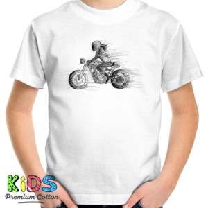 Kaos kaos scribble of cafe racer