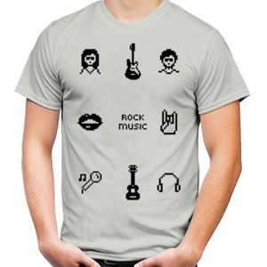 Kaos Rock Music Pixel Art