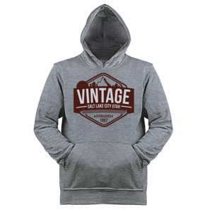 Jaket Hoodie Salt lake vintage