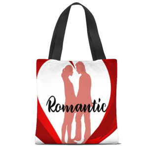 Tas Tote Fullprint Tas tote kanvas Romance