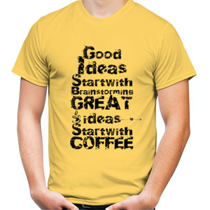 Kaos Good ideas startwith brainstorming 