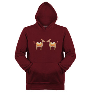 Jaket Hoodie kids tshirt camel - onta