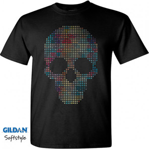Kaos colorful skull