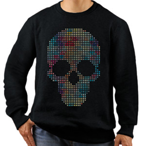 Jaket Sweater colorful skull