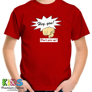 Kaos Kaos Red Mango Hey You Cewek V-Neck Merah