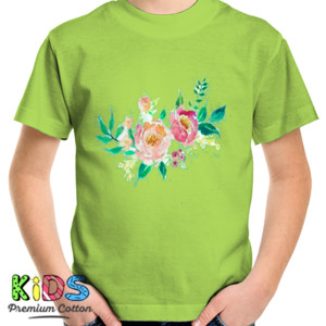 Kaos flowery colourful