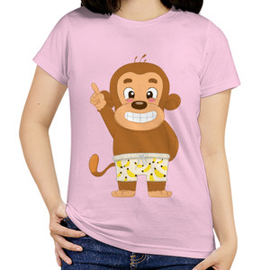 Kaos Skymo the monkey (Kaos Wanita RedMango)