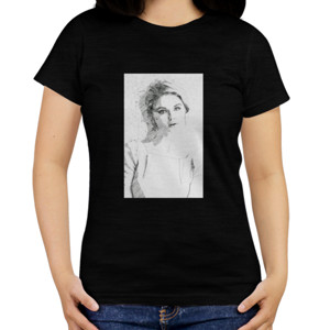 Kaos 4.front_Beauty_woman_sket_pencil_black_hery