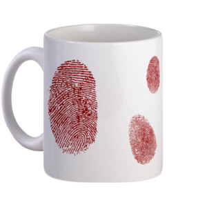 Mug sidik jari red