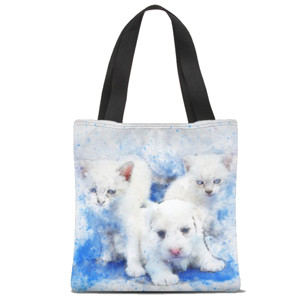 Tas Tote Fullprint CAT