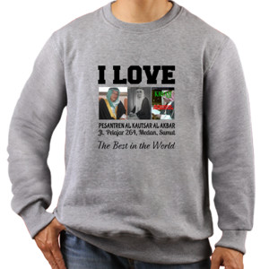 Jaket Sweater I Love Al Kautsar Al Akbar