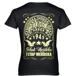 Kaos SEKALI MERDEKA TETAP MERDEKA