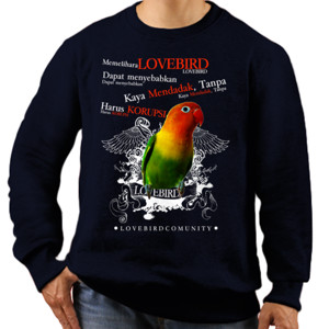 Jaket Sweater Lovebird