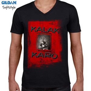 Kaos dOnGAn Short V-Neck Black Male 02