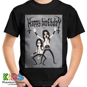 Kaos HPPY BDAY ROCKNROLL