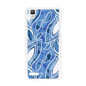 Case HP Full Print Blue Floral Casing HP