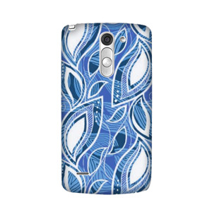 Case HP Full Print Blue Floral Casing HP