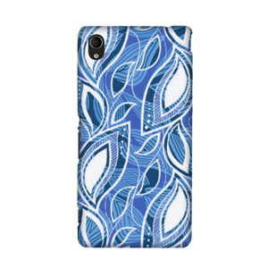 Case HP Full Print Blue Floral Casing HP