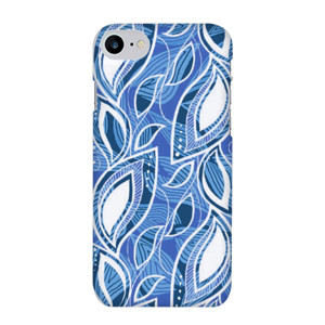 Case HP Full Print Blue Floral Casing HP