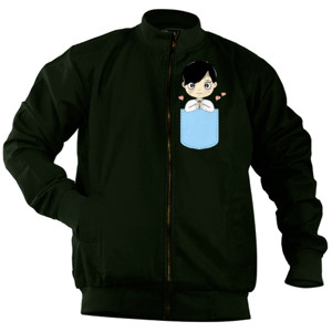 Jaket Bomber Cute pocket