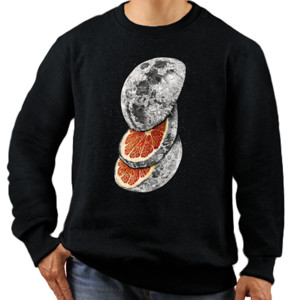 Jaket Sweater Moon Orange