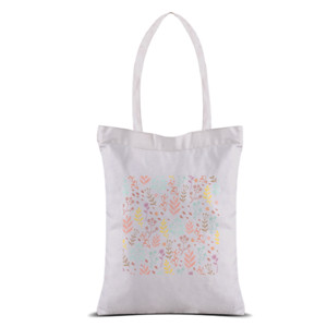 Tas Tote Motif Bunga