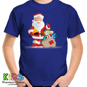Kaos santa klaus dan hadiah