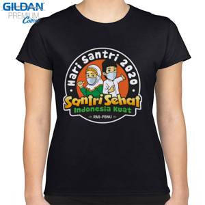 Kaos Kaos Hari Santri 2020 Santri Sehat Indonesia Kuat