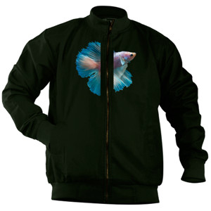 Jaket Bomber Ikan Cupang Double Tail