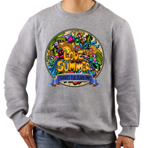 Jaket Sweater Doodle Summer