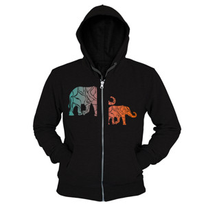 Hoodie Zipper Kasih sayang sang induk