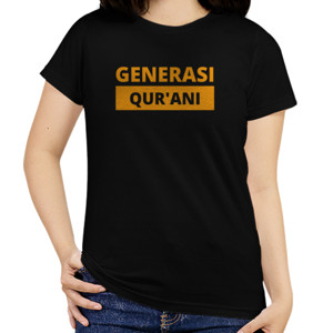 Kaos Generasi Qurani Black/Yellow