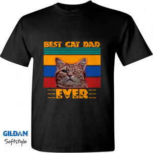 Kaos Best Cat dad T-Shirt - Cat day shirt