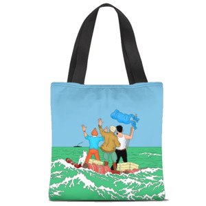 Tas Tote Fullprint Help us