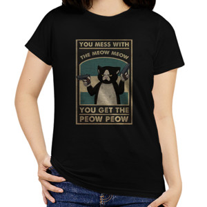 Kaos Cats Meow Peow