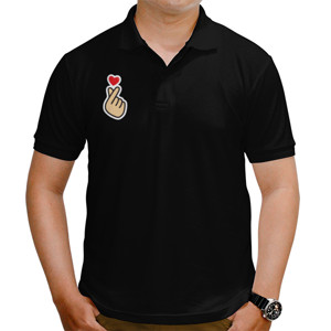 Kaos Polo Love - Saranghaeyo