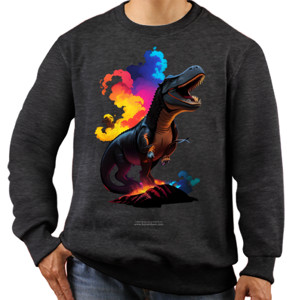 Jaket Sweater Color Art Series - T-Rex CS003