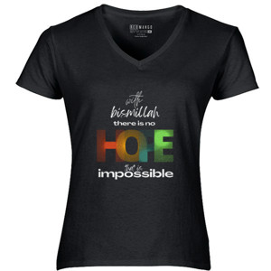 Kaos Bismillah there is no Hope that is imposible