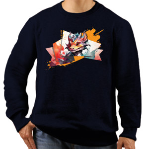 Jaket Sweater Reflection of a Dragon