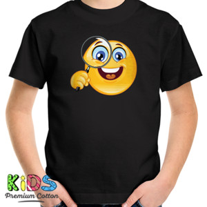 Kaos Baju Kaos Distro Emoticon Magnifying glass