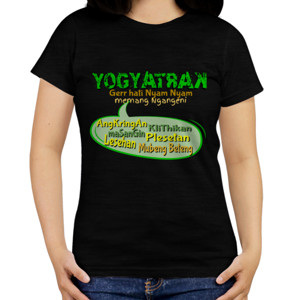 Kaos Yogyakarta Gerr Hati Nyam Nyam