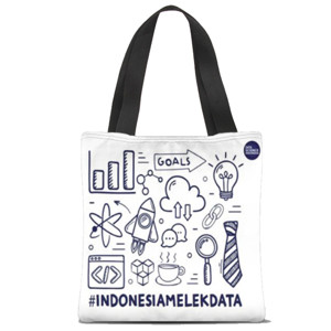 Tas Tote Fullprint Tas Melek Data